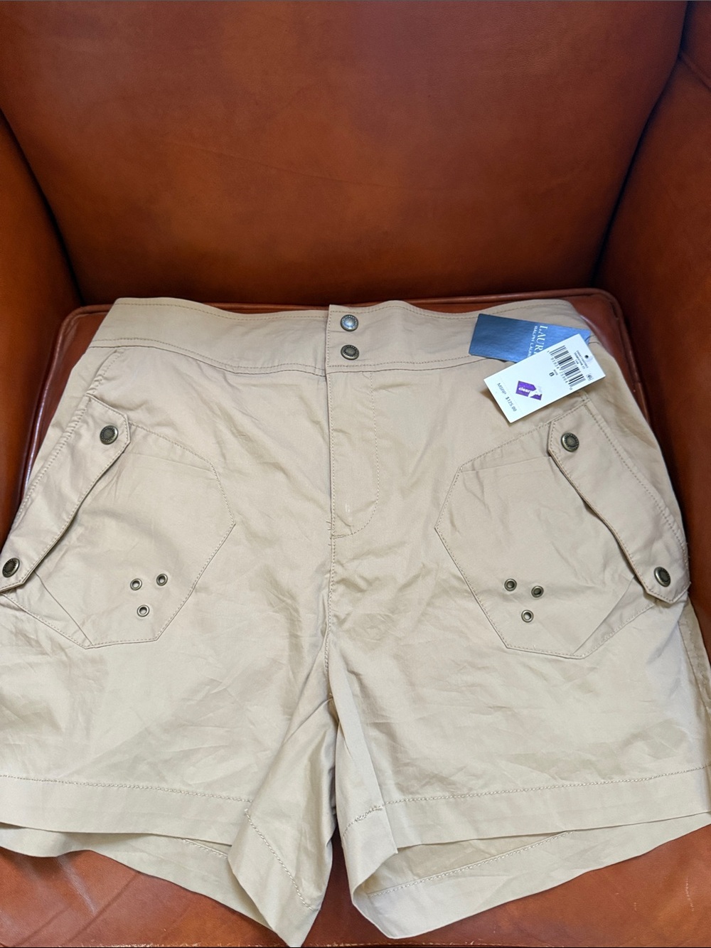 Ralph Lauren Black Label NWT Beige Cargo Shorts